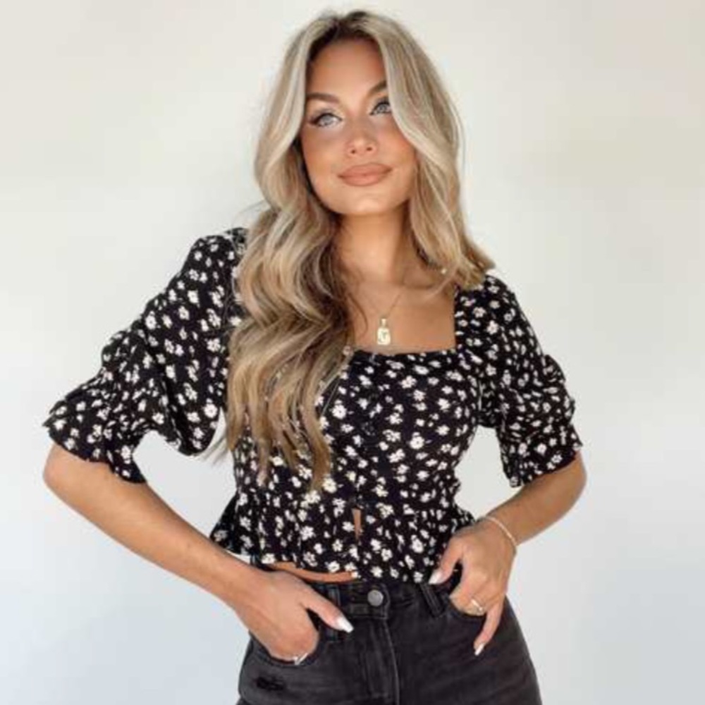 🌻Dress Forum-Black Floral-S🌻